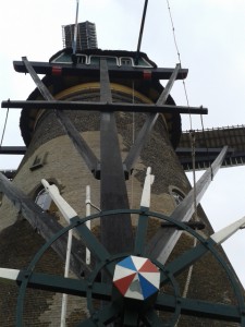 bezoekers molen kinderdijk